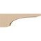 Ekena Millwork 2"W x 12"D x 4"H Thin Legacy Rough Cedar Woodgrain TimberThane Corbel, Primed Tan CORUR02X12X04LGYRCPR - alternate 2